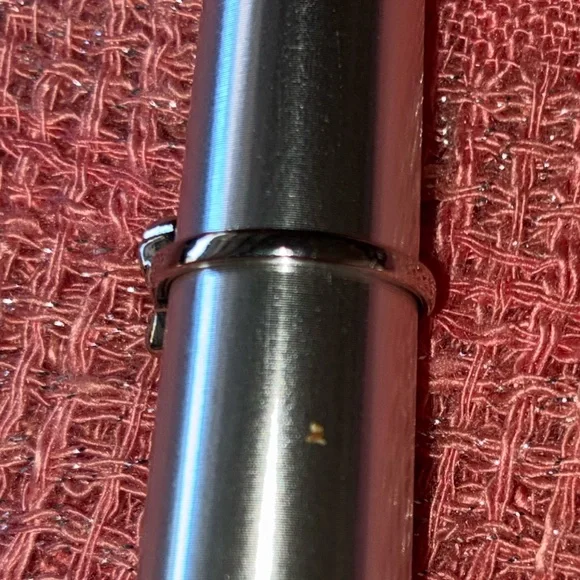 Silver Butterfly Ring with Red and Green Enamel- Size 4. - Picture 2 of 4